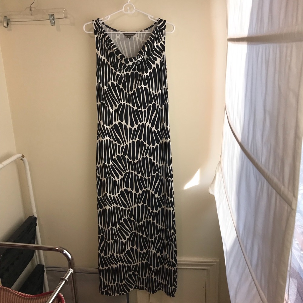 Tommy Bahama black and white maxi dress